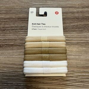 Lululemon Knit Hair Ties - Neutral Tones